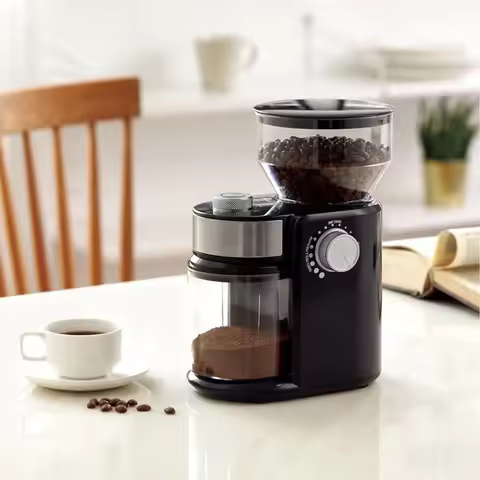 150W Multifunctional Household Coffee Grinder Electric Coffee Grinder Kitchen Grain Spice Coarse Gra