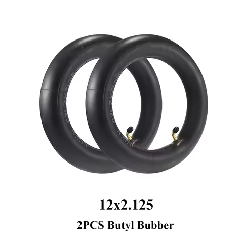 2pcs 12Inch 12x2.125 Butyl Inner Tube 12*2.125 Camera for Many Gas Electric Scooters E-Bike Folding 