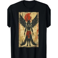 KATUN Anubis Men's T-shirt - Egyptian God Cotton T-shirt, Unique Motif, Size S-XXXL