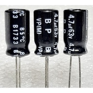 Nichicon VP BP 4.7uf 63v Bipolar Capacitor Type Non-Polar