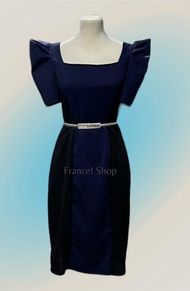 Best Formal COMBI dress Modern filipiniana 2025 combi for women with free random metal belt ON HAND 