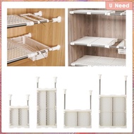 [Wishshopeeyas] Closet Tension Shelf DIY Multipurpose Wardrobe Shelf for Cupboard