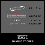 KTC shock absorber sticker set