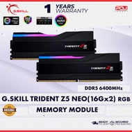G.SKILL TRIDENT Z5 NEO RGB 32GB (16X2) 6400MHZ DDR5 RAM - BLACK