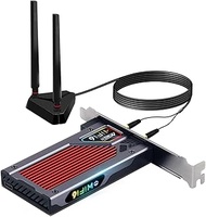 FENVi AX210 WiFi 6E AX5400 PCIe WiFi Card 802.11ax Tri-Band 160MHz RGB Gaming 2.4G 5GHz 6GHz 5400Mbp