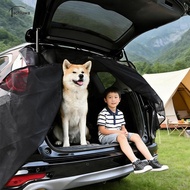 tachiuwa SUV Tailgate Mesh Screen for Camping Protection Cover Trunk Net Car Tailgate Tent Shade Mes