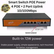 SWITCH POE 4Port / ￼SWITCH POE 8Port / POE SWITCH 4+2PORTS / POE SWITCH 8+2PORTS UPLINK 10/100Mbps /