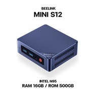 [Official ศูนย์ไทย]BEELINK MINI S12 CPU INTEL N95 ขนาด 8GB/256GB และ 16GB/500GB MINI PC คอมพิวเตอร์ต