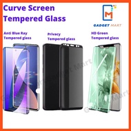 REDMI NOTE 13 PRO PLUS + 5G ANTI PRIVACY BLUE RAY GREEN CURVE TEMPERED GLASS SCREEN PROTECTOR