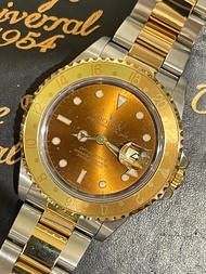 🌈🌈新返貨啦🌈🌈Vintage Rolex GMT Master 16713🤎🤎原裝沙原圈 啡面 40mm 淨錶 🤎🤎狀態一流🩵KCB567（旺角店）