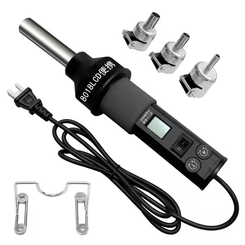220V LCD digital Heat gun Hot Air Gun Desoldering Soldering solder Station Adjustable IC SMD BGA SAI