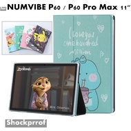 for NUMVIBE P60 / P60 Pro Max Tablet 11 inch Case Filp Leather Shockproof Silicone Protective Case S