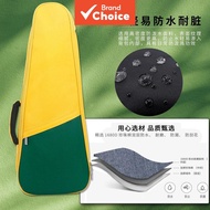 23-Inch Mini Guitar Ukulele Bag Carrying Case with Waterproof Transparent Side Pocket Organizer Ukul