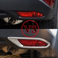 Car Rear Fog Light Lamp Cover Sticker Trim for Honda Vezel HRV HR-V 2014 - 2020 2Pcs ABS Chrome Accessories