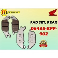 PAD SET, REAR BRAKE / 06435-KPP-902 / HONDA DASH125 /WAVE125/ FUTURE125