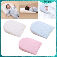 [Lslye] Baby Wedge Pillow Anti Spit Milk Bedding Elevated Support Comfortable Removable Cover Infant Sleep Pillow for Nursing Bed Cot