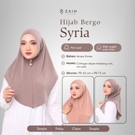Zain Instant Hijab Bergo jersey Hijab Non pet Syrian Hijab || ZAIN COLLECTION