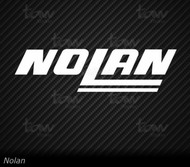 Stiker Helm Nolan Stiker Nolan Untuk Helm Motor Visor Helm