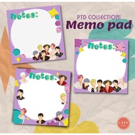 MEMO PAD BTS PTD Collection! (note pad, memo paper)