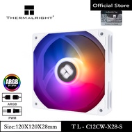 Thermalright TL-C12C-X28 ARGB 120mm Case Fan Thickness Is 28mm White ARGB Silent Cooler Case Fan  fo