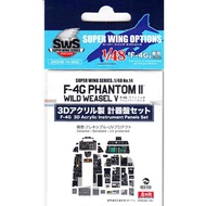 Zoukei-Mura 1/48 F-4G Phantom II Wild Weasel 3D Acrylic Instrument Panels Set No. ZKMA31242