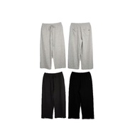 FDM BLANK BAGGY SWEATPANT GRAY / FUNDAMENTAL WIDE-LET Flannel Pants