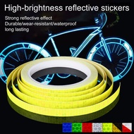 [SM]1 Roll Reflective Sticker Self Adhesive Wear Resistant PET Bike Decorative Reflective Sticker for Car
