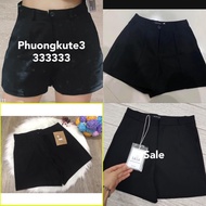 BEAUTIFUL HIGH-WAIST 1-Button Snow Shorts and Shorts