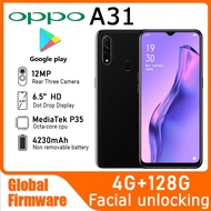 OPPO A31 4G SmartPhone Global firmware RAM 4GB ROM 128GB used 95% new CPU MediaTek P35 6.5-inch Batt