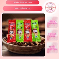 Bag of 30 packs of Hang Dai spicy cinnamon rolls snacks (20g pack), School Gate Snacks, Food Bim Bim