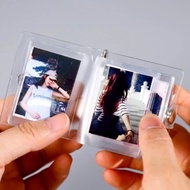 Mini photo Album keychain 2x3, 3x5 pre-printed with 16 photos