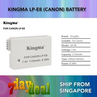 Canon LP-E8 Battery (KingMa Brand For Canon EOS 550D EOS 600D EOS 650D EOS 700D)