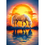 Poster Picture Horse Size A3 Thickness 200 Grams No Frame Auspicious Enhance Feng Shui Decorate Your