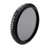 Andoer 55mm ND Fader Neutral Density Adjustable ND2 to ND400 Variable Filter for Canon Nikon DSLR Ca
