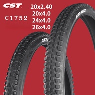 CST BFT 20x2.40 inch Bicycle c1752 ATV tyre beach bike tire 20x4.0 24x4.0 26x4.0 city fat tyres snow