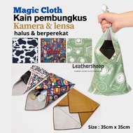 Magic Cloth Camera & Lens Wrapping Cloth Soft Velcro Protective Cloth