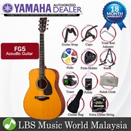 Yamaha Red Label FG5 41" Dreadnought Solid Sitka Spruce Top Acoustic Guitar (FG 5)