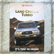 brosur mobil toyota land cruiser turbo iklan leaflet booklet bekas