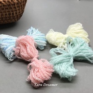 5 Colors Hollow Glitter Yarn DIY Crochet Yarn Hand Knitting Yarn Thick Wool Yarn