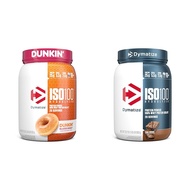 ISO100 Hydrolyzed Protein Powder, 100% Whey Isolate, Dunkin' Glazed Donut Flavor, 20 Servings & ISO1