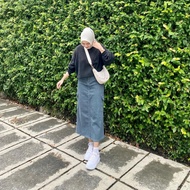 HW Bangkok Jeans SkirtHW - Bangkok Span Skirt - Premium Eid Skirt - Bangkok Skirt - Jumbo Jeans Skir