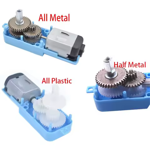 DC 3V-6V 1:90 TT Metal Gear Motor Single Dual Shaft 1:45 Smart Car Robot Reducer TT Gear Motor Reduc