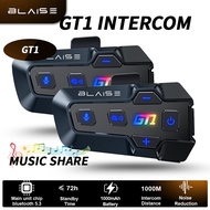 Blaise GT1 Helmet Intercom Motorcycle Bluetooth Headset Music Shairing Waterproof Riding Headset Com