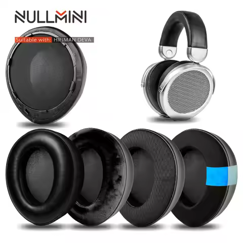 Nullmini Earpads for HIFIMAN Deva Headphones Ear Cushion Earmuffs Headband