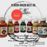 Green Best Oil Flavor (patin, Rohu, Tongsan, Pacu) Freshwater Fishing Oil baits