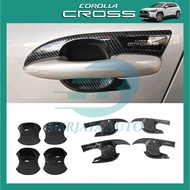 Toyota Corolla Cross 2020 - 2025 Outer Carbon Handle  Protector Berjaya Auto Car Accessories