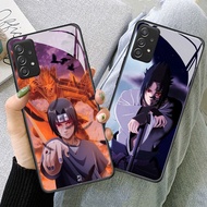 TS-90 Uchiha Sasuke HD Glass Casing for Samsung A52 A13 A33 A32 A72 A23 A53 A73 A52S A26 A56 A16 A06