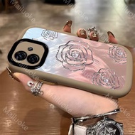 IQOO เคส Z9 5G 5Gเคส Z9X 5G IQOO Z9เทอร์โบสีชมพูหลอมสายน้ำผึ้งเคสโทรศัพท์มือถือซิลิโคนเคสนิ่มใหม่รวม