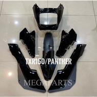 SUZUKI TXR150 TXR 150 BODY COVER SET COLOUR PARTS HLD PANTHER FULL SET - RED / BLACK / WHITE