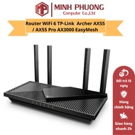 TP-Link Archer AX55 / AX55 Pro AX3000 WiFi 6 Router – Dual Band 3000Mbps, EasyMesh, HomeShield, 2.5G